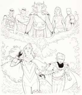 Molina, Jorge - Jorge Molina What If? AVX #2 Cover Original Art (Marvel, 2013)....