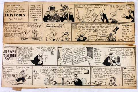 Original Comic Strips by Ed Wheelan (2) | Goldfinch Auctions