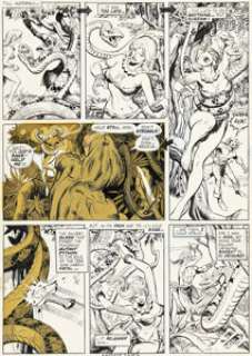 Kane, Gil - Gil Kane, Neal Adams, Ralph Reese and Dick Giordano Monsters Unleashed #3 Story Page 4 Original Art (Marvel, 1973)...
