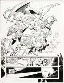 Gonzales, Adrian - Adrian Gonzales and Fred Carillo Masters of the Universe: The Sunbird Legacy Story Page 20 Original Art (Golden, 1...
