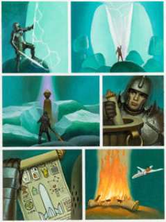 Segrelles, Vicente - Vicente Segrelles The Mercenary, La Evidencia Story Page 6 Original Art (CIMOC #100, 1989)....