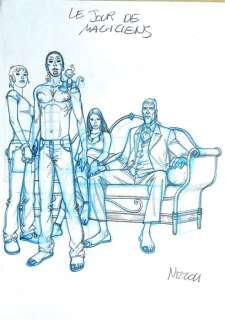 Nizzoli, Marco | Nizzoli, Marco - studio originale "Le jour de magiciens" | Catawiki