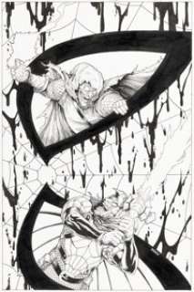 Steve McNiven - The Amazing Spider-Man #696 Cover Original Art (Marvel, 2012)....