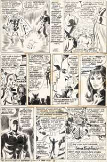 Don Heck and Frank Bolle - Avengers #112 Story Page 20 Original Art (Marvel, 1973)....