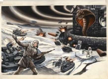 Masami Watanabe’s Hand-Drawn Color Illustration "G.I. Joe" | Mandarake (Big Web)