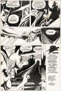 Irv Novick And Dick Giordano | Batman #253 The Shadow Story Page 30 Original Art (DC, 1973). | Heritage