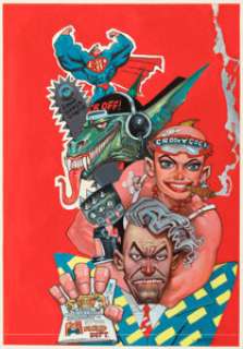 Simon Bisley | Deadline Magazine #8 Cover Painting Tank Girl and Johnny Nemo Original Art (Deadline Publications, 1989). | Heritage