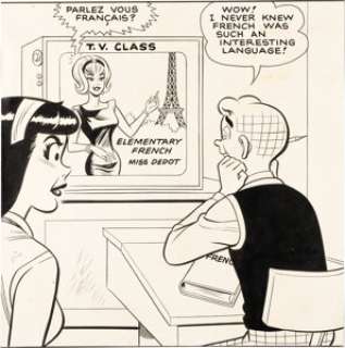 Bob White - Laugh Comics #144 Cover Original Art (Archie, 1963).