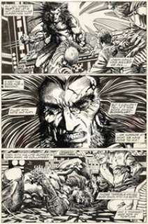 Barry Windsor-Smith - Marvel Comics Presents #75 Story Page 2 Wolverine/Weapon X Original Art (Marvel, 1991).