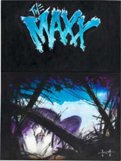 Sam Kieth - The Maxx: Maxxed Out Vol. 3 Cover Original Art (IDW, 2017).