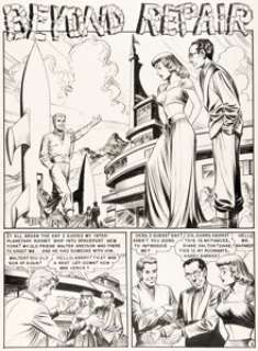 Jack Kamen Weird Science #8 Story Page 1 Original Art (EC, 1951).