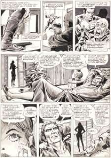 Tony DeZuñiga and Rico Rival Marvel Super Action #1 The Punisher Story Page 19 Original Art (Marvel, 1976).