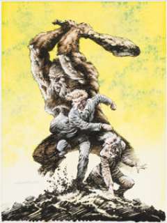 Bernie Wrightson - Caveman Illustration Original Art (undated). | Heritage