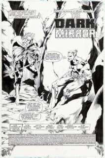 Tom Raney and Keith Williams Warlock Chronicles #4 Splash Page 1 Original Art (Marvel, 1993).