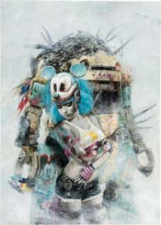 Romulo Royo Mickey Mouse Exists Painting Original Art (2017). | Heritage