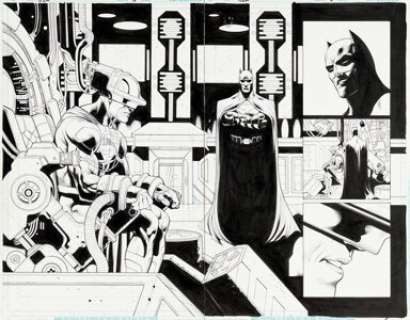 Doug Mahnke and Christian Alamy Justice League of America #6 Double Page Spread 14-15 Original Art Group of 2 (DC, 2013). (Total: 2 Original Art)