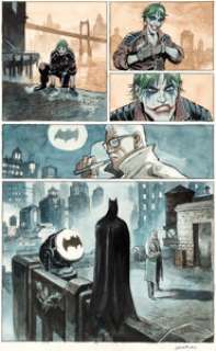 Enrico Marini Batman: The Dark Prince Charming #1 Story Page 18 Original Art Original Art (DC, 2018). | Heritage