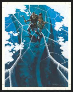 Ralph Meyer - Couverture originale - Le Serpent-Monde - Asgard