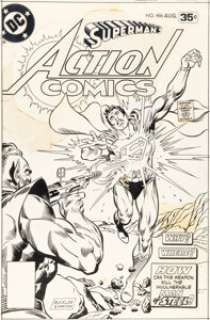 Rich Buckler and Frank Giacoia Action Comics #486 Superman Cover Original Art (DC, 1978). | Heritage