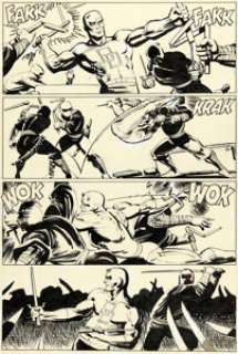 Frank Miller and Klaus Janson Daredevil #189 Story Page 8 Original Art (Marvel, 1982). | Heritage