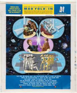 Al Jaffee - MAD Magazine #454 (June 2005) Fold-In "Which Epic Space Battle Will Prove to Be the Bloodiest?" Original Art. | Heritage