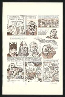 Daniel Goossens - Planche originale n°2 de l‘histoire de Dans l‘enfer des hommes - La fin du monde - Georges et Louis romanciers