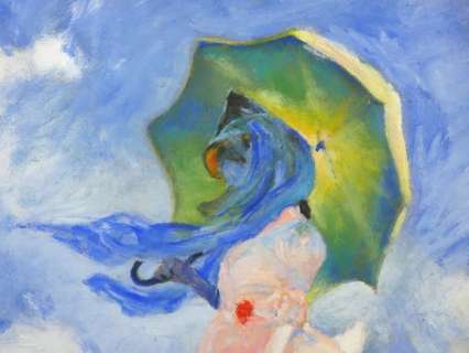 Ommo Wille | Donald Duck - Ente mit Sonnenschirm, nach links gewendet - gerahmt - (2022/2022) | Catawiki