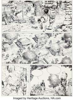 Antonio Hernandez Palacios Mac Coy, Camerone #11 Story Page 20 Original Art (Dargaud, 1983).