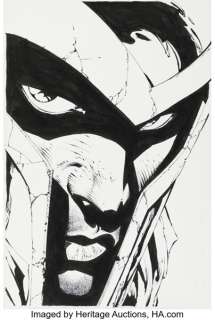 David Finch and Art Thibert Ultimate X-Men #30 Splash Page 24 Original Art (Marvel, 2003).