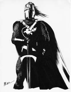 MICHAEL LARK BLACK KNIGHT ART