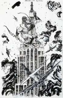 Daniel Warren Johnson Green Arrow 80th Anniversary 100-Page Super Spectacular #1 Variant Cover Original Art (DC, 2021).