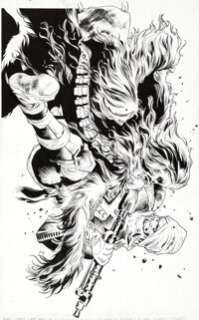 Stuart Immonen and Wade von Grawbadger Star Wars #11 Cover Original Art (Marvel, 2016).