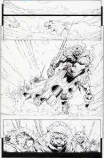 Stephen Platt and Marlo Alquiza Prophet #2 Story Page 1 Original Art (Image, 1995).