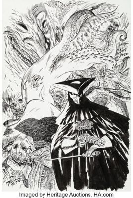 Guy Davis The Marquis: Intermezzo Cover Original Art (Humanoids, 2005).