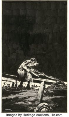 Bernie Wrightson Eerie #67 Inside Front Cover Illustration Original Art (Warren, 1975). | Heritage