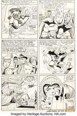 Jack Kirby and Chic Stone Journey Into Mystery #105 Story Page 10 Original Art (Marvel, 1967). | Heritage