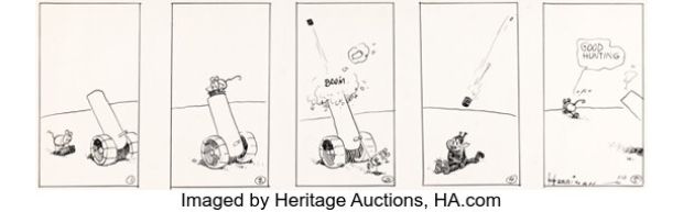 George Herriman Krazy Kat Daily Comic Strip Original Art (King Features Syndicate, c. 1916-20). | Heritage