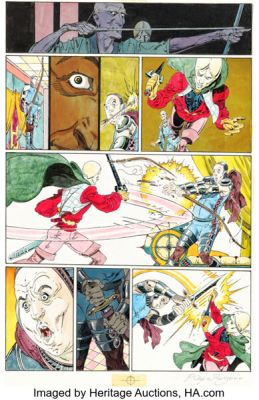 P. Craig Russell Epic Illustrated #4 Elric "The Dreaming City (Part II)" Story Page 6 Original Art (Marvel/Epic, 1980). | Heritage