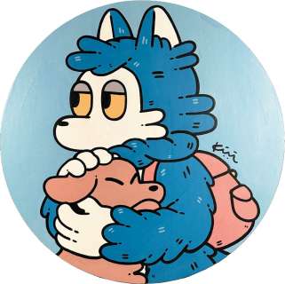 Aikiriko’s Hand-Drawn Color Illustration "Okami-kun" | Mandarake (Big Web)