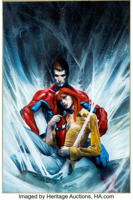 Gabriele Dell’Otto Spider-Man Unlimited #10 Cover Original Art (Marvel, 2005). | Heritage