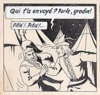 De Moor, Bob | De Moor, Bob - 1 Page originale + album de luxe - De Leeuw van Vlaanderen / Le Lion de Flandre - (p.54) - 1949 | Catawiki