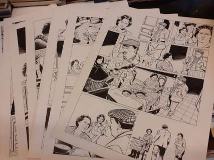 Raimondo, Luca | Raimondo, Luca - 10x tavole originali "Il Teatro di Eduardo: tomo n. 3" - (1991) | Catawiki