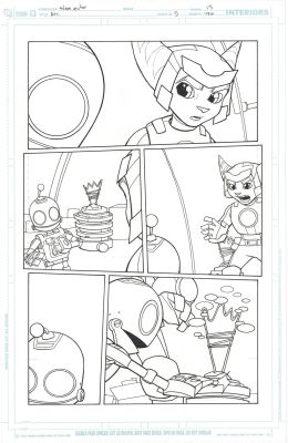 Adam Archer Hand-Drawn Manuscript "Ratchet & Clank" | Mandarake (Big Web)