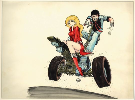Monkey Punch Hand-Drawn Color Illustration | Mandarake (Big Web)