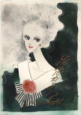 Kayono Saeki Hand-Drawn Color Illustration"Crimson Ridge" | Mandarake (Big Web)