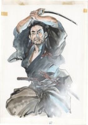 Ken Tsukikage Hand-Drawn Color Illustration(outline printing) | Mandarake (Big Web)