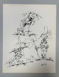 Dessin original de HARDY pour sa série « PIERRE TOMBAL » signé… | misc / divers
