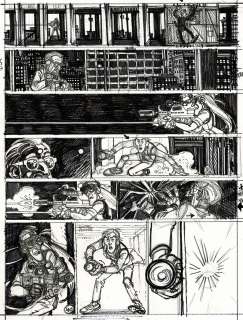 Gazzotti - Lot 339 - Soda, planche originale préparatoire au feutre fin.