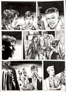 Bigliardo, Daniele - 1 Original page - Dylan Dog - n. 371 "Arriva il Dampyr" | Catawiki