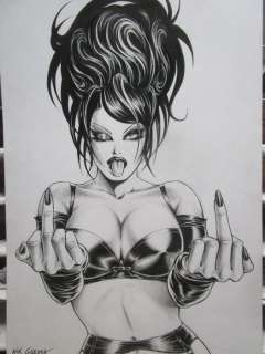 Nik Guerra - 1 Original drawing - Magenta - 2011 | Catawiki